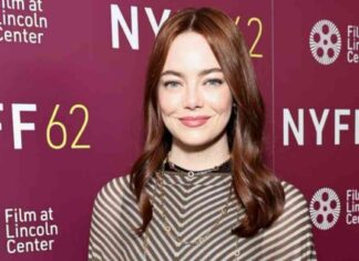 Emma Stone Embraces Boho Renaissance in Chevron Gown news-06102024-222555