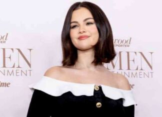 selena-gomezs-romantic-skirt-suit-styled-with-classic-shoes