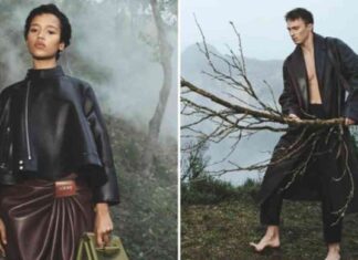 drew-starkey-and-taylor-russell-embrace-dirt-for-loewe-collaboration