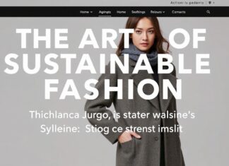 The Art of Sustainable Fashion: Blending Style and Responsibility The Art of Sustainable Fashion: Combining Style and Responsibility