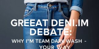 The Great Denim Debate: Why I’m Team Dark Wash All The Way The Great Denim Debate: Why I'm Team Dark Wash All the Way