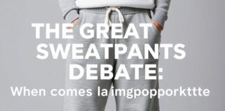 The Great Sweatpants Debate: When Comfort Crosses the Line The Great Sweatpants Debate: When Comfort Becomes Inappropriate